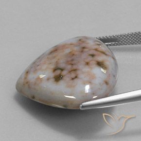Jaspe Multicolorido Natural 32.82ct, Formato de pêra, Opaco