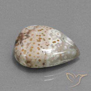 Jaspe Multicolorido Natural 33.07ct, Formato de pêra, Opaco
