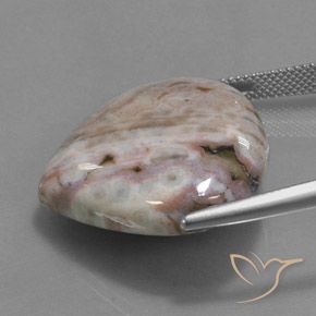 Jaspe Multicolorido Natural 32.85ct, Formato de pêra, Opaco