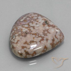 Jaspe Multicolorido Natural 52.10ct, Formato de pêra, Opaco