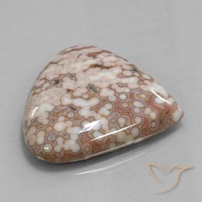 Jaspe Multicolorido Natural 56.08ct, Formato de pêra, Opaco