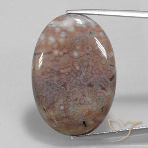 27.34ct Natural Multicolorido Jaspe, oval, Opaco