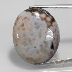 36.14ct Natural Multicolorido Jaspe, oval, Opaco