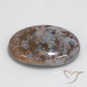 Jaspe Multicolorido Natural 43.68ct, oval, Opaco