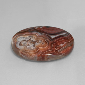 Jaspe multicolorido natural 22,62ct, corte oval, opaco