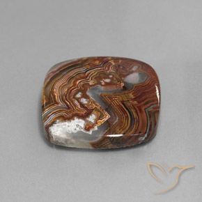 Jaspe Multicolorido Natural 17.20ct, Almofada, Opaco