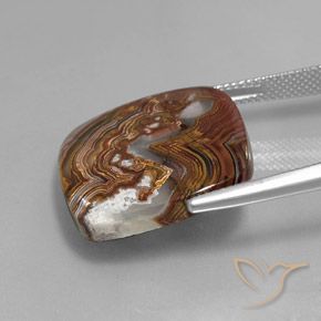 Jaspe Multicolorido Natural 17.20ct, Almofada, Opaco