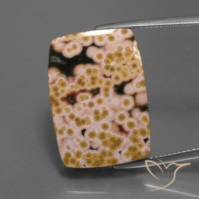 20.83ct Natural Multicolorido Jaspe, baguete, Opaco