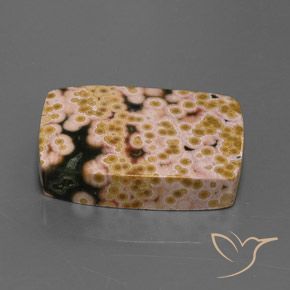 Jaspe Multicolorido Natural 20.83ct, baguete, Opaco