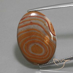 12.49ct Natural Multicolorido Jaspe, oval, Opaco