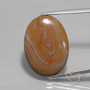 12.58ct Natural Multicolorido Jaspe, oval, Opaco