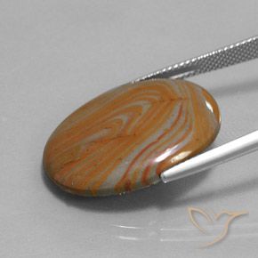 Jaspe Multicolorido Natural 12.58ct, oval, Opaco