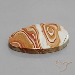 Jaspe Multicolorido Natural 29.42ct, oval, Opaco