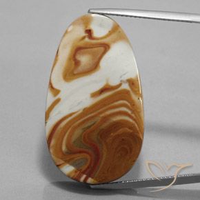 30.93ct Natural Multicolorido Jaspe, Chique, Opaco