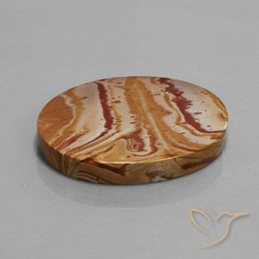 Jaspe Multicolorido Natural 38.71ct, oval, Opaco