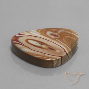 Jaspe Multicolorido Natural 35.99ct, Chique, Opaco