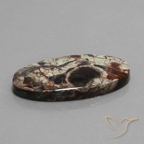 Jaspe Multicolorido Natural 23.72ct, oval, Opaco