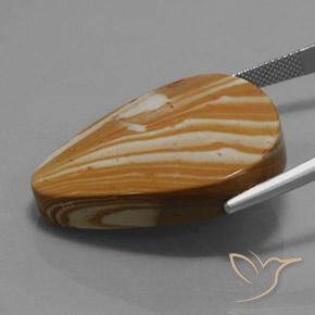 Jaspe Multicolorido Natural 41.67ct, Formato de pêra, Opaco