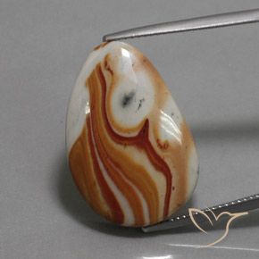 16.78ct Natural Multicolorido Jaspe, Chique, Opaco