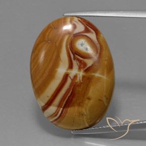 18.80ct Natural Multicolorido Jaspe, oval, Opaco