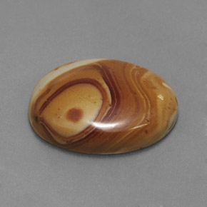 Jaspe multicolorido natural 16,29ct, corte oval, opaco