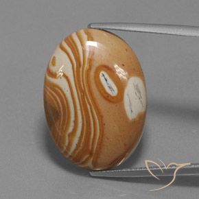 19.58ct Natural Multicolorido Jaspe, oval, Opaco