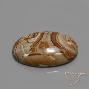 Jaspe Multicolorido Natural 13.71ct, oval, Opaco