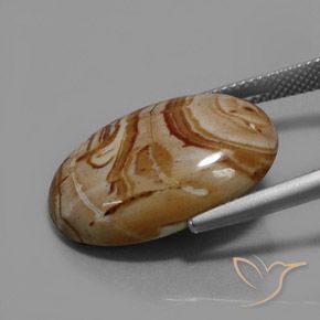 Jaspe Multicolorido Natural 13.71ct, oval, Opaco