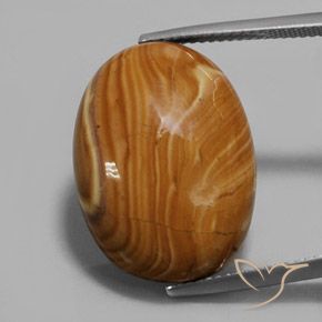 16.90ct Natural Multicolorido Jaspe, oval, Opaco