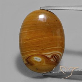 14.78ct Natural Multicolorido Jaspe, oval, Opaco