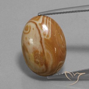 9.73ct Natural Multicolorido Jaspe, oval, Opaco