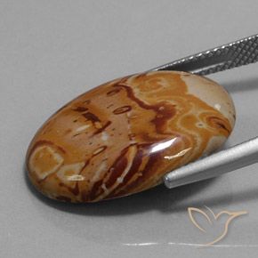 Jaspe Multicolorido Natural 11.88ct, oval, Opaco