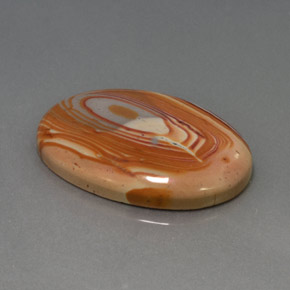 Jaspe multicolorido natural 24,42ct, corte oval, opaco