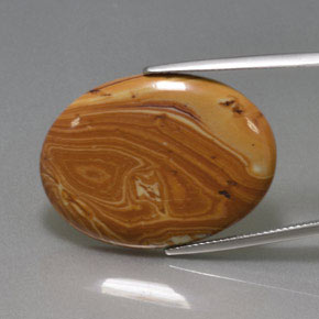 Jaspe multicolorido natural 20,59ct, corte oval, opaco