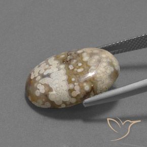 Jaspe Multicolorido Natural 13.09ct, oval, Opaco