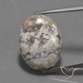 15.55ct Natural Multicolorido Jaspe, oval, Opaco