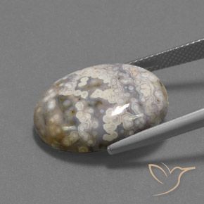 Jaspe Multicolorido Natural 15.55ct, oval, Opaco