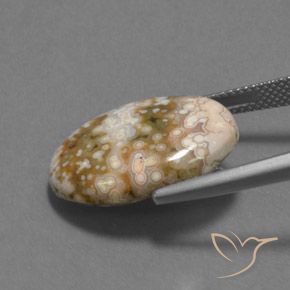 Jaspe Multicolorido Natural 12.13ct, oval, Opaco