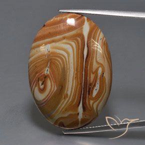 27.67ct Natural Multicolorido Jaspe, oval, Opaco