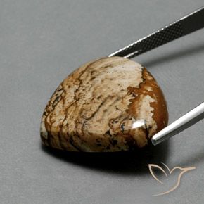 Jaspe Multicolorido Natural 24.75ct, Formato de pêra, Opaco