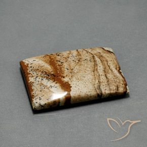 Jaspe Multicolorido Natural 33.84ct, baguete, Opaco