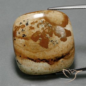 40.24ct Natural Multicolorido Jaspe, Almofada, Opaco