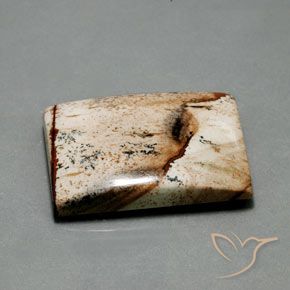 Jaspe Multicolorido Natural 55.92ct, baguete, Opaco