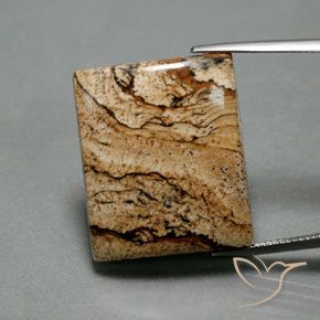 32.75ct Natural Multicolorido Jaspe, baguete, Opaco