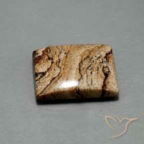Jaspe Multicolorido Natural 32.75ct, baguete, Opaco