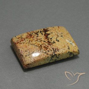 Jaspe Multicolorido Natural 25.27ct, baguete, Opaco