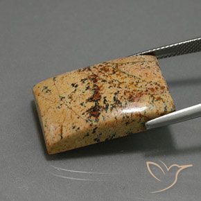 Jaspe Multicolorido Natural 25.27ct, baguete, Opaco