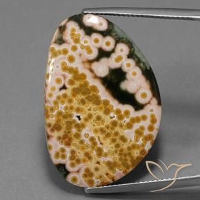 27.10ct Natural Multicolorido Jaspe, Chique, Opaco