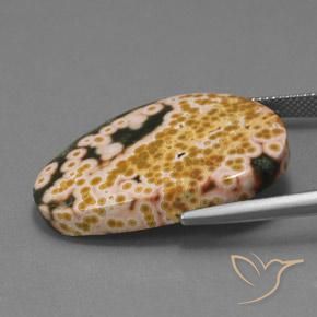 Jaspe Multicolorido Natural 27.10ct, Chique, Opaco