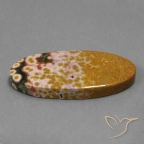 Jaspe Multicolorido Natural 25.07ct, oval, Opaco